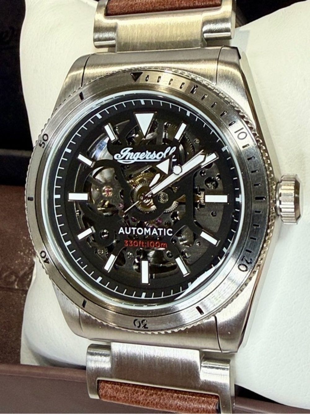 Ingersoll The Scovill Skeleton Automatic Classic Mens Watch